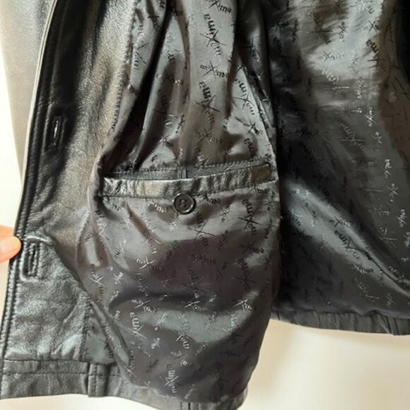 Wilsons Leather Maxima Black Womens Blazer Jacket - Picture 3 of 10